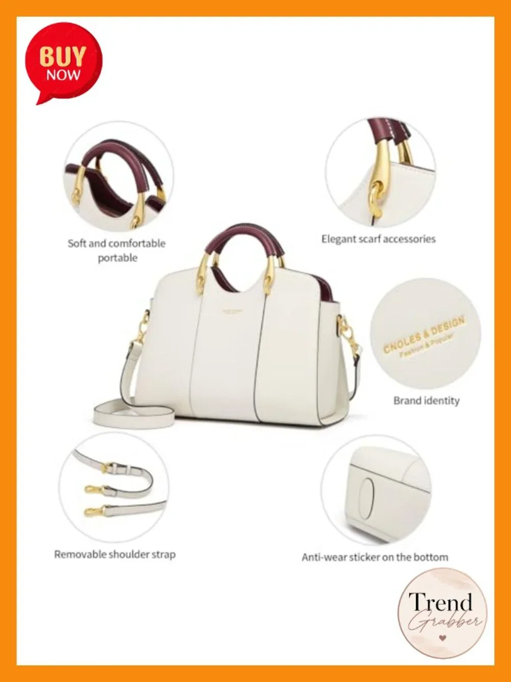 Genuine Leather Satchel Tote Handbag Shoulder Crossbody Bag